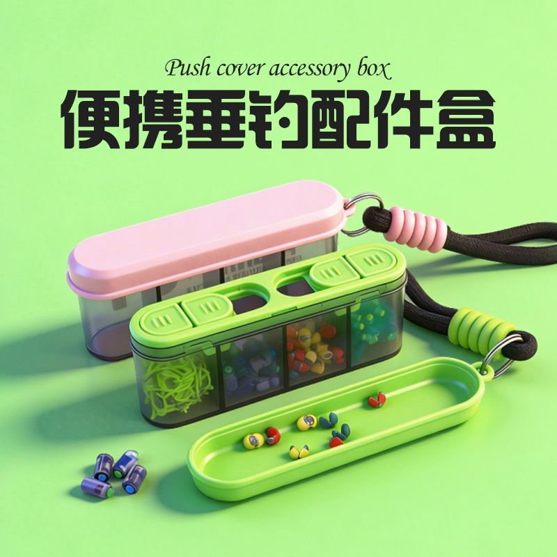 Saltwater Fishing Hook - Fishing Tackle Organizer Box Plastic Portable