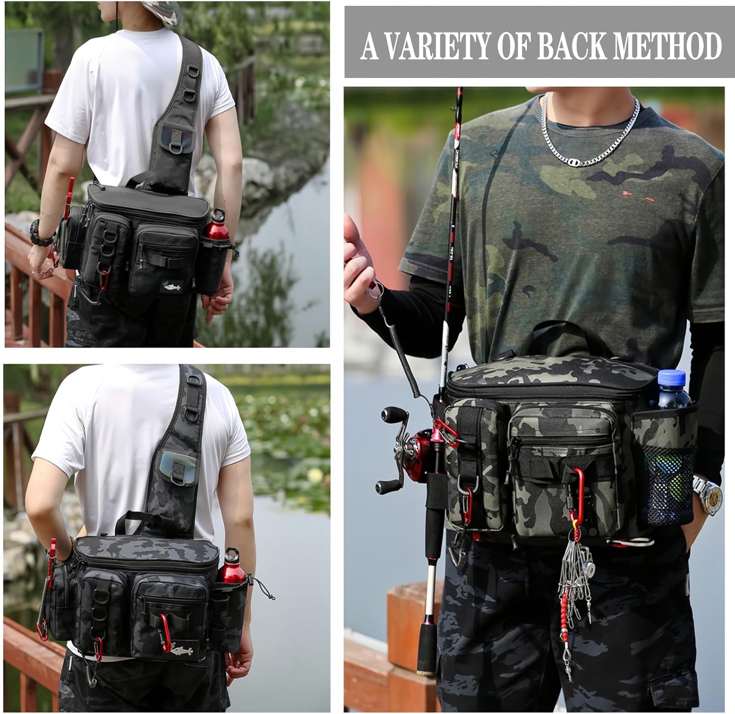 Fishing Equipment Gifts - Fishing Sling Tackle Bag - Lightweight