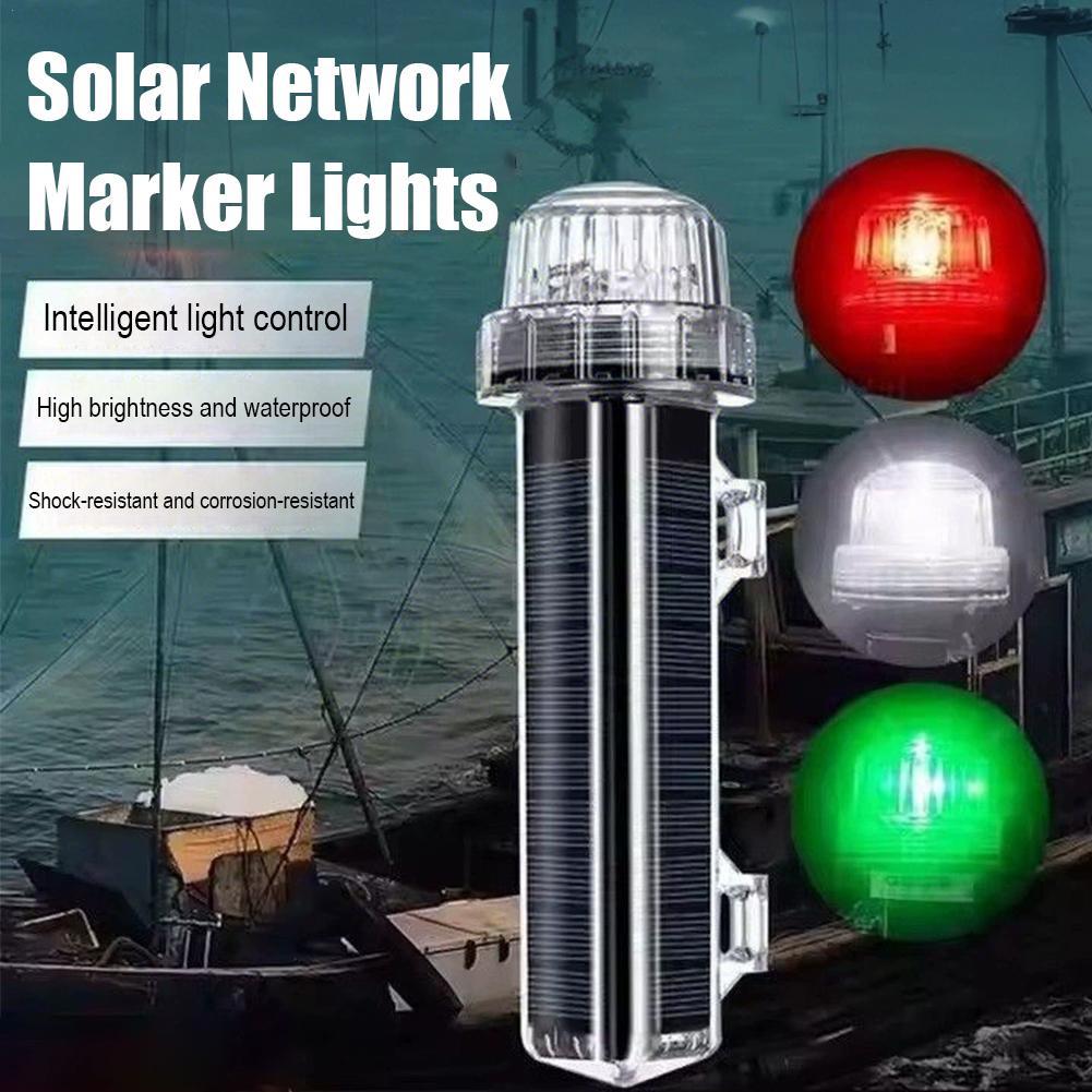 Fishing Equipment For Beginners - Solar Ocean Signal Light Navigation Signal