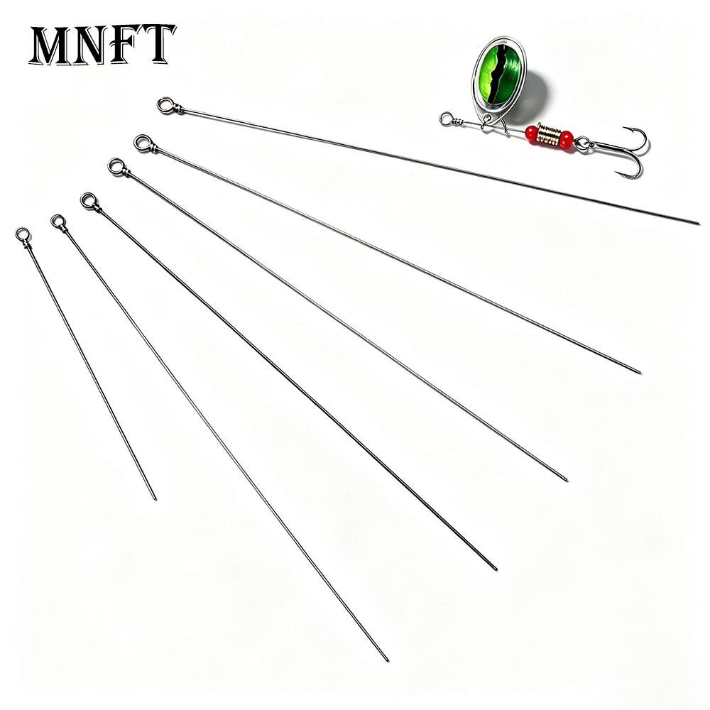 Bass Fishing Lure - 90Pcs Spinnerbait Shaft Wire DIY Spinner