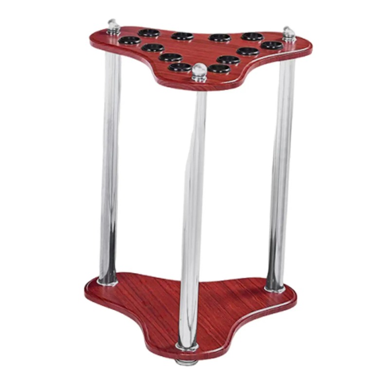12 Slots Pool Cue Rack Vertica - Fishing Equipment Gifts ulasan dan harga