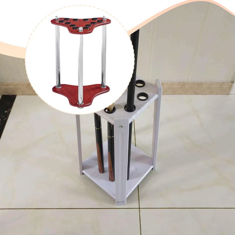 12 Slots Pool Cue Rack Vertica - Fishing Equipment Gifts ulasan dan harga