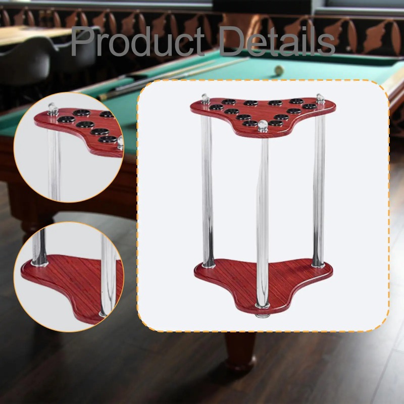 12 Slots Pool Cue Rack Vertica - Fishing Equipment Gifts ulasan dan harga