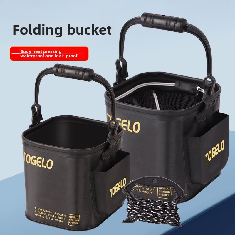 Fish bucket New folding fishin - Fishing Equipment Us ulasan dan harga