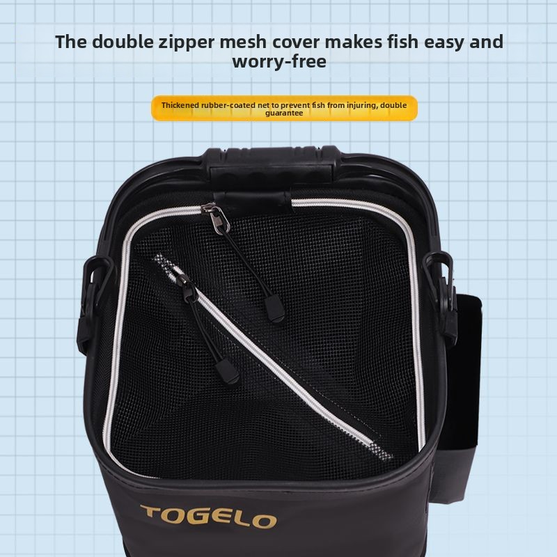 Fish bucket New folding fishin - Fishing Equipment Us ulasan dan harga