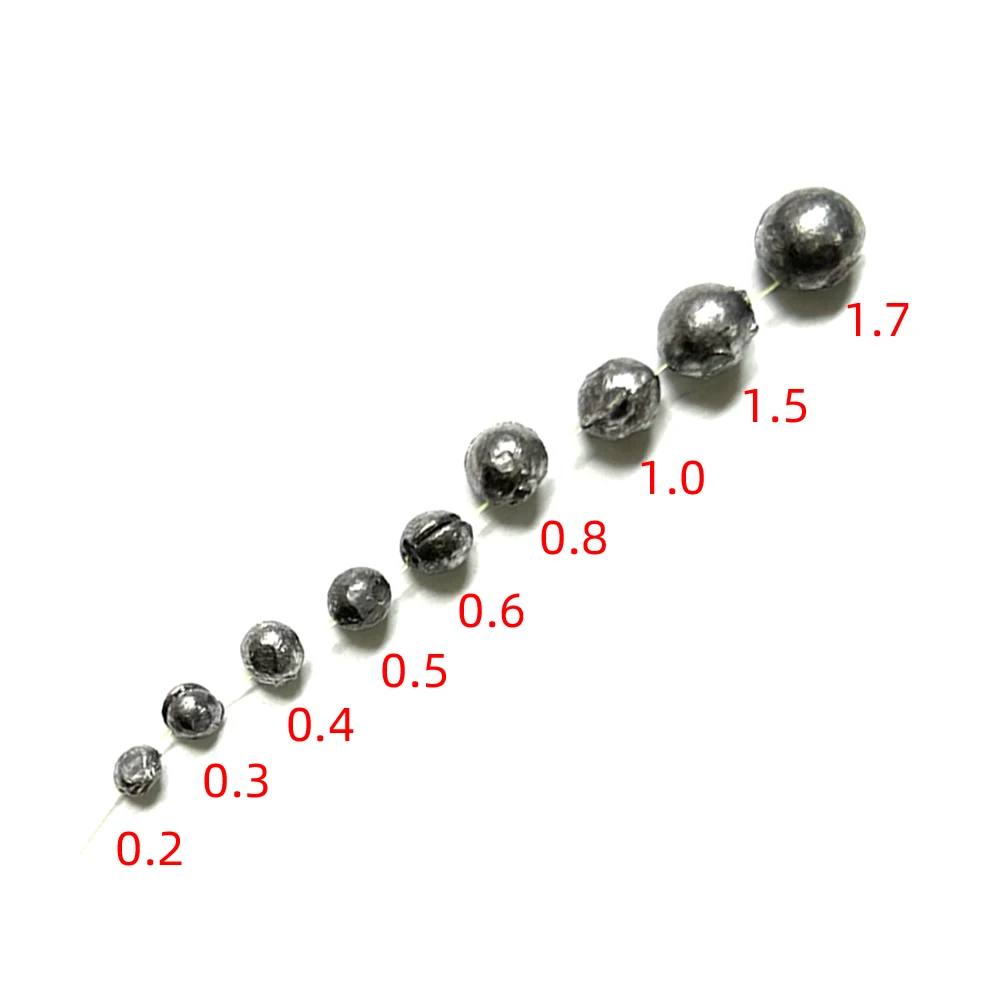 100pcs Round Split Shot Fishin - Fishing Equipment Tools ulasan dan harga