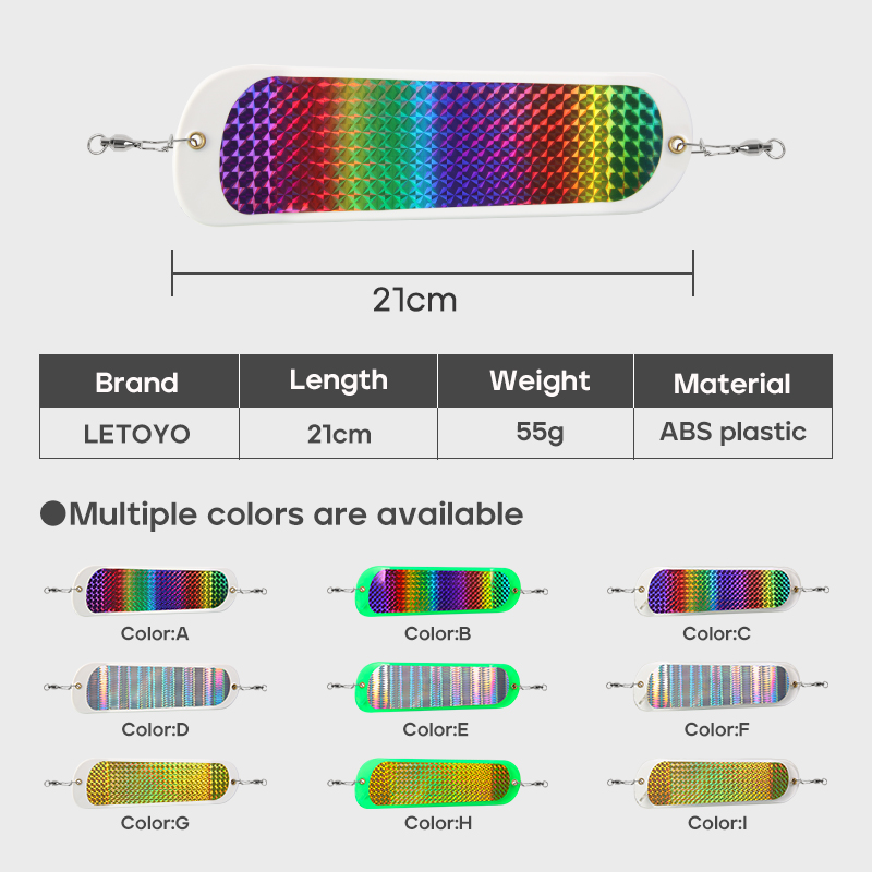 LETOYO  8in/21cm Fishing Flash - Fishing Equipment Tools ulasan dan harga
