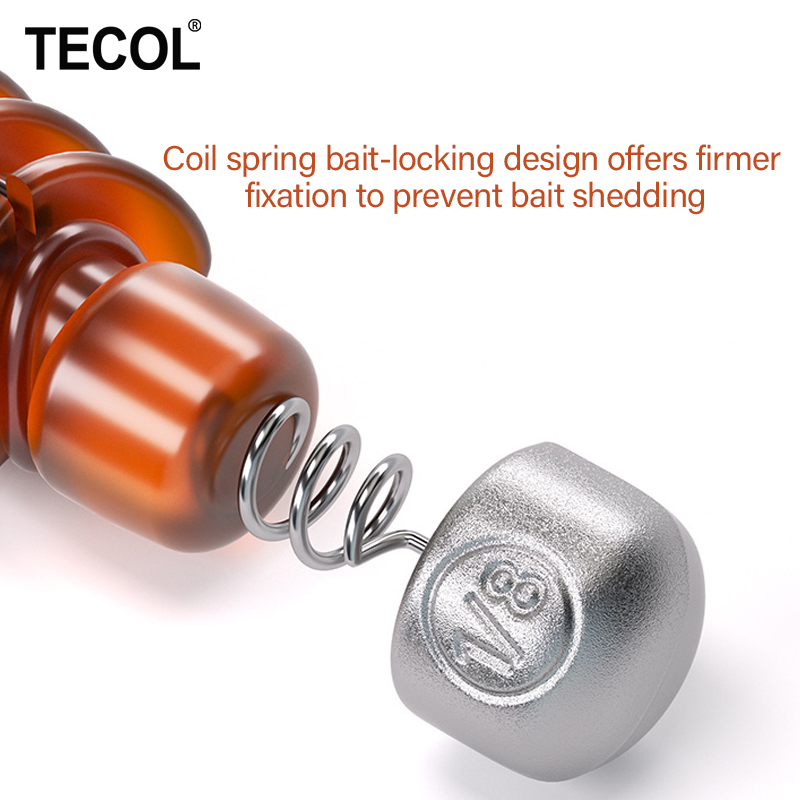 TECOL 1G 1.75G 2.7G 3.5G Spira - Bass Fishing Lure ulasan dan harga