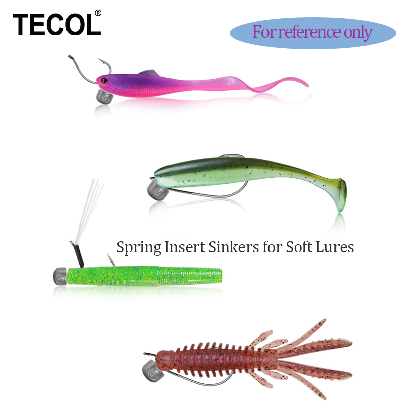TECOL 1G 1.75G 2.7G 3.5G Spira - Bass Fishing Lure ulasan dan harga