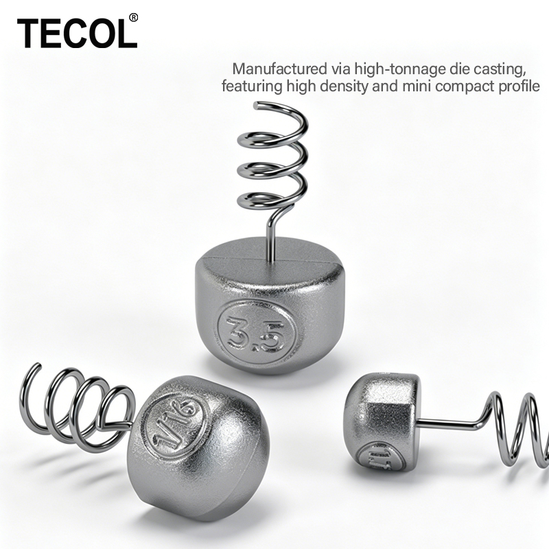 TECOL 1G 1.75G 2.7G 3.5G Spira - Bass Fishing Lure ulasan dan harga