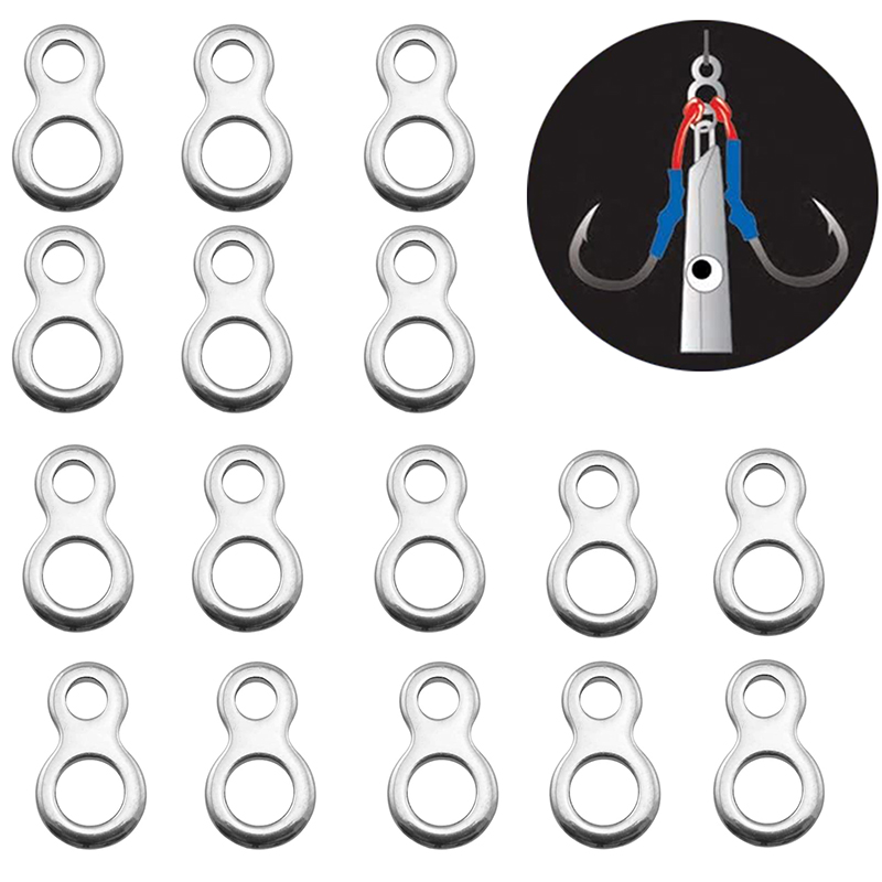 10-50Pcs Stainless Steel Fishi - Fishing Equipment Tools ulasan dan harga