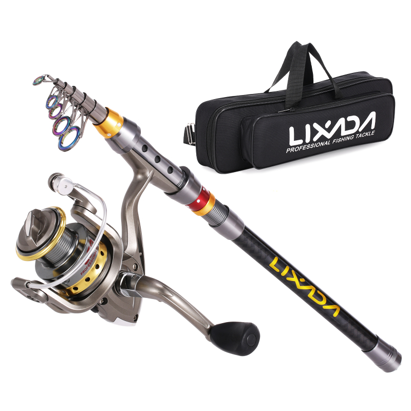Lixada Telescopic Fishing Rod  - Fishing Equipment Europe ulasan dan harga