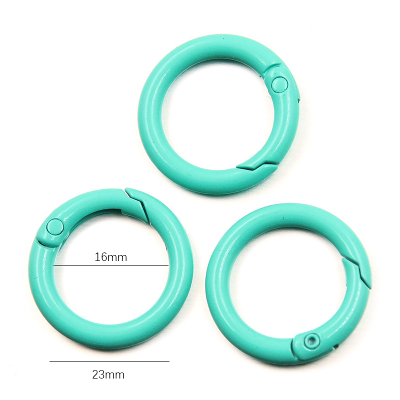 5-20pcs Colorful Spring O Ring - Circle Hook Set ulasan dan harga
