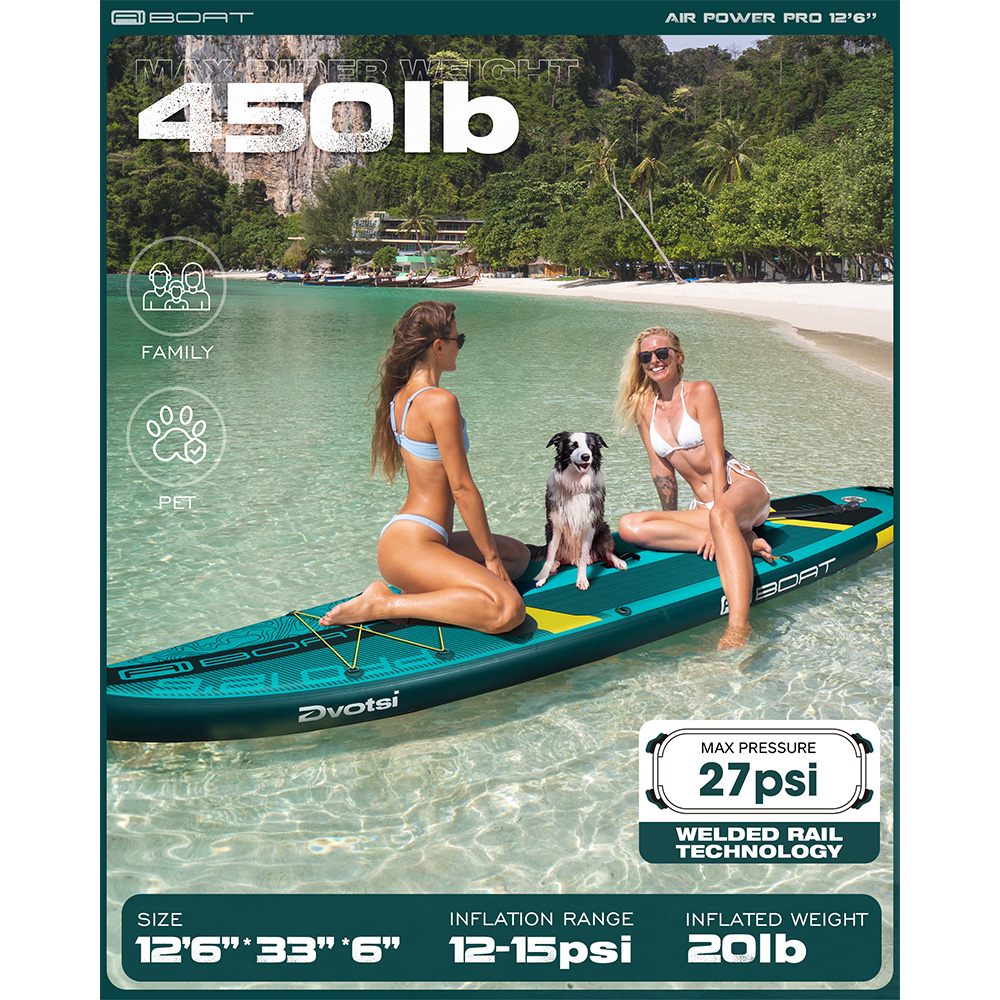AIBOAT Green Pro SUP Waterproo - Fishing Equipment For Beginners ulasan dan harga