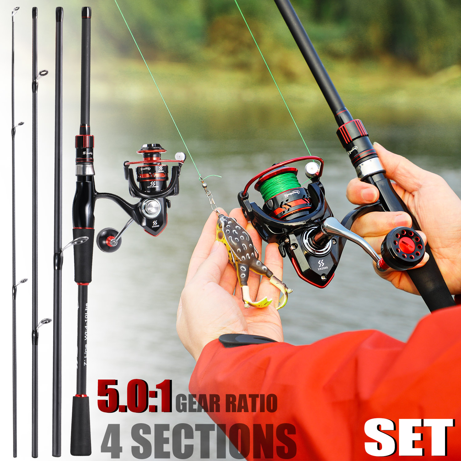 Sougayilang Spinning Fishing S - Fishing Equipment Europe ulasan dan harga