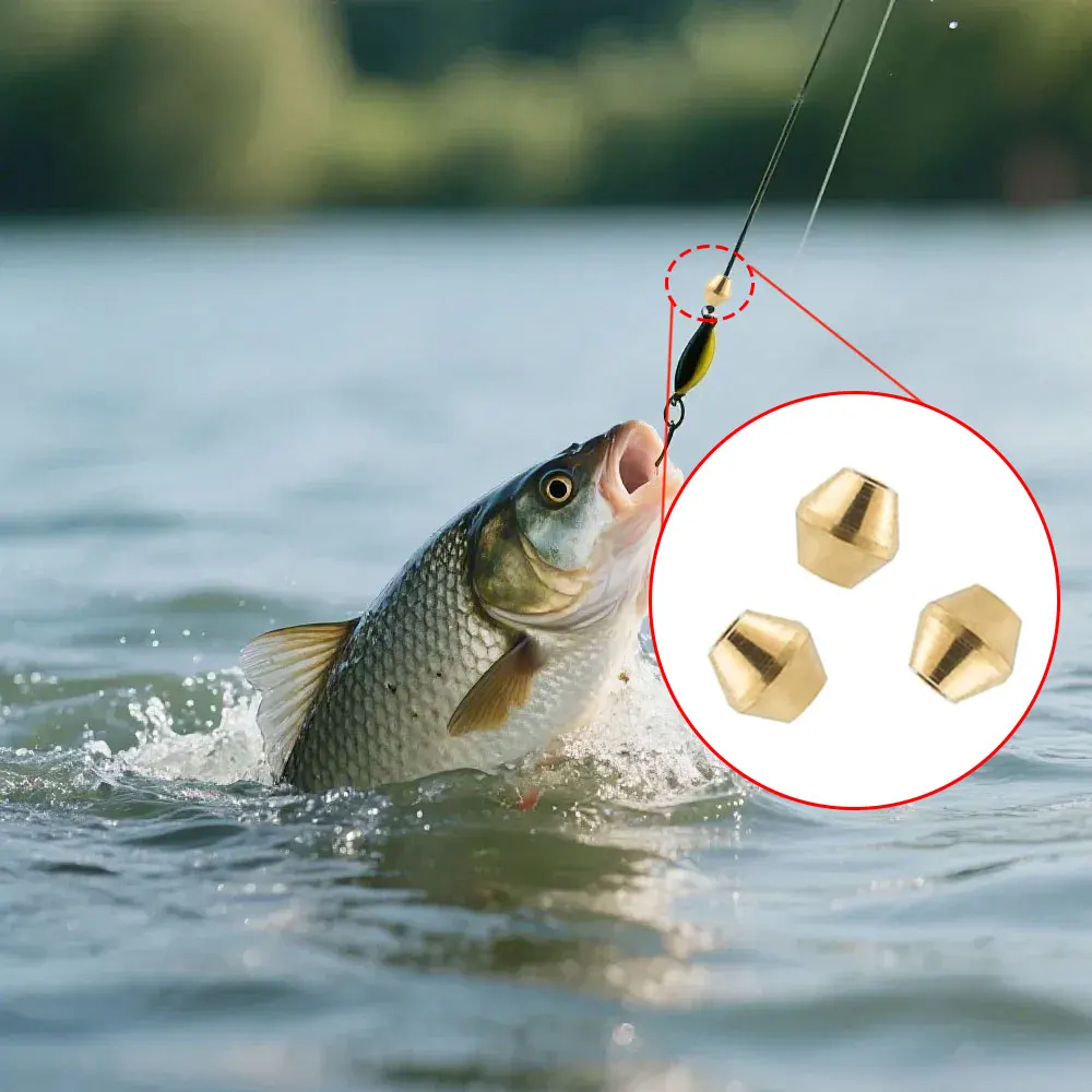 40pcs DIY Lure Brass Fishing B - Bass Fishing Lure ulasan dan harga