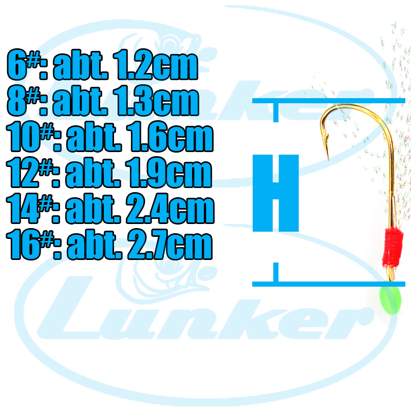 Lunker sabiki rigs 10 packs hi - Saltwater Fishing Hook ulasan dan harga