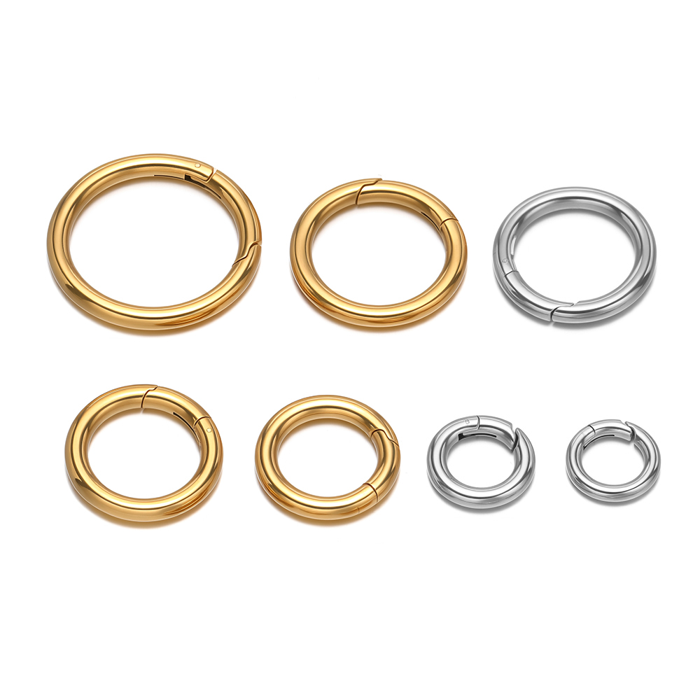 2Pcs/Lot Round Spring Clasps S - Circle Hook Set ulasan dan harga