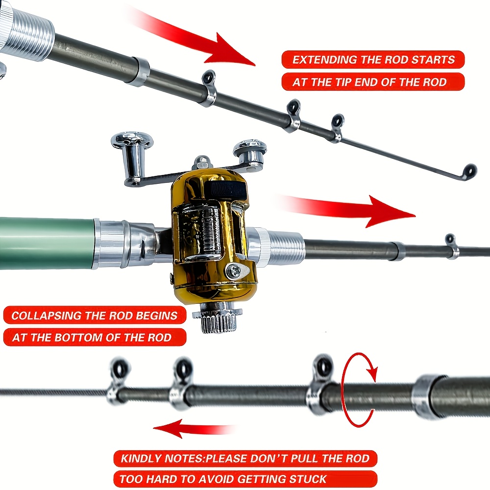 Pocket Ice Fishing Rod & Reel  - Fishing Equipment Europe ulasan dan harga