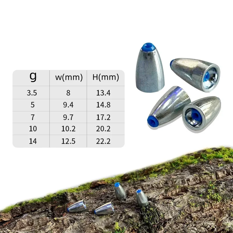 40pcs Alloy Bullet Fishing Sin - Bass Fishing Lure ulasan dan harga