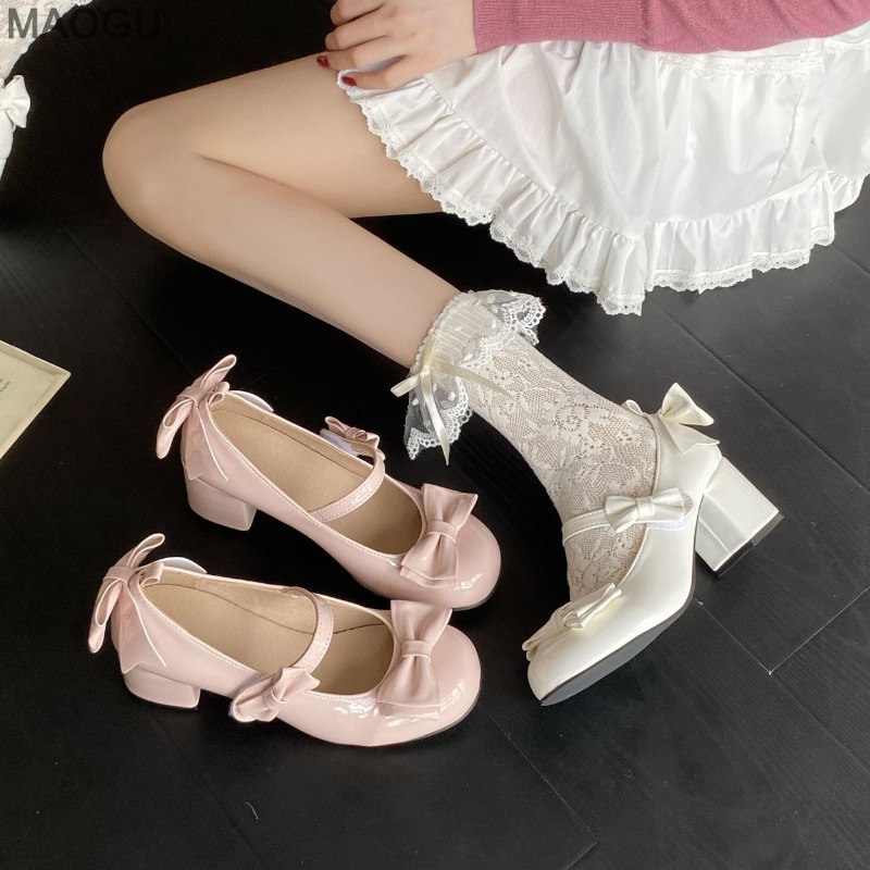 Cute Round Toe Women's Mary Ja - Circle Hook Set ulasan dan harga
