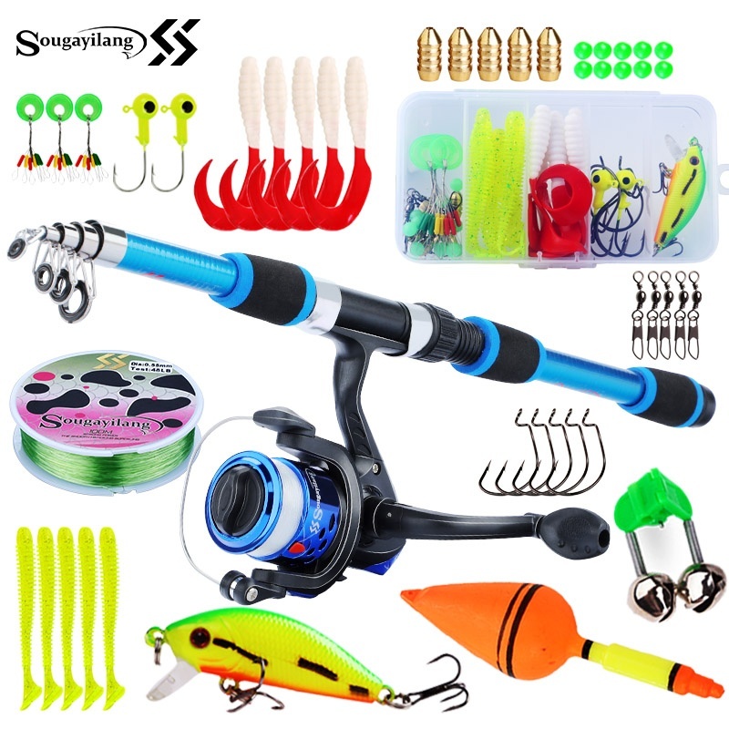 Sougayilang Kids Fishing Pole  - Saltwater Fishing Hook ulasan dan harga