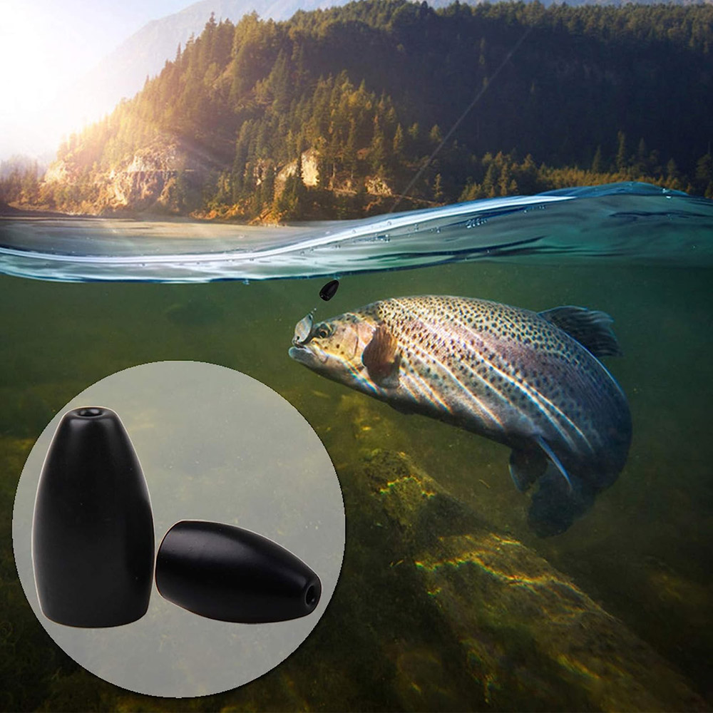 Tungsten Steel Fishing Weights - Bass Fishing Lure ulasan dan harga